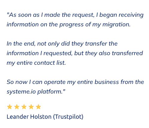 Systeme Migration Testimonial