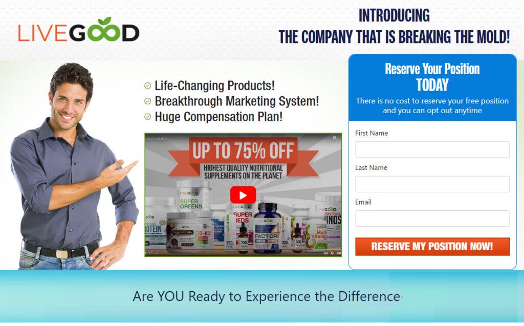 Livegood Health Products Opportunity