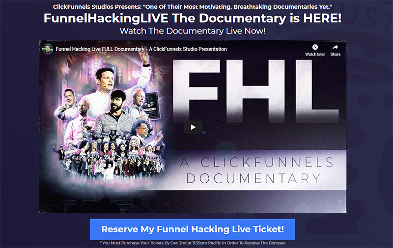 Funnel Hacking Live 2020 Tickets