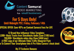 Content Samurai February 2020 Discount Offer