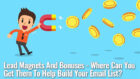 Lead Magnets And Bonuses – Where Can You Get Them To Help Build Your Email List?