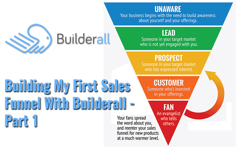 Building My First Sales Funnel With Builderall-Part 1