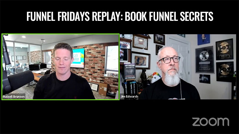 Funnel Fridays - Book Funnel Secrets 800