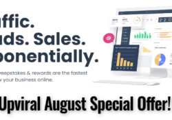 UpViral August 2021 Special Offer