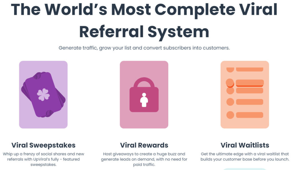 UpViral Viral Referral System