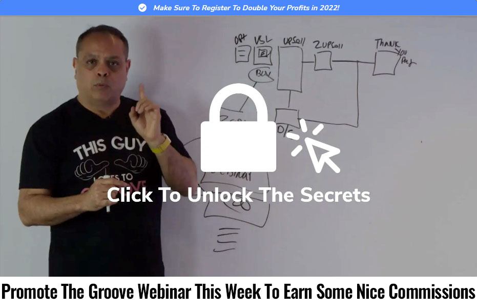 Promote The Groove Webinar This Week To Earn Some Nice Commissions