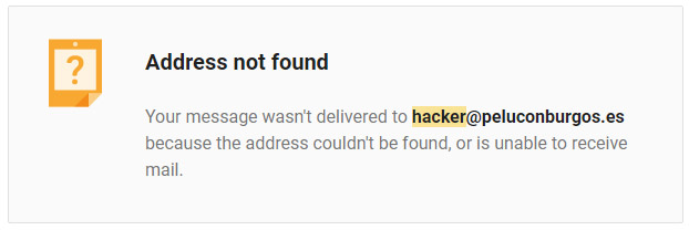 Hacker Email Address Bounce