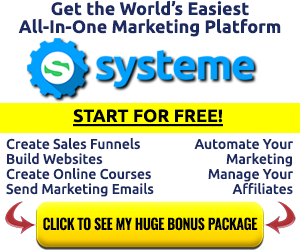 Systeme All-In-One Marketing Platform + Bonus Package