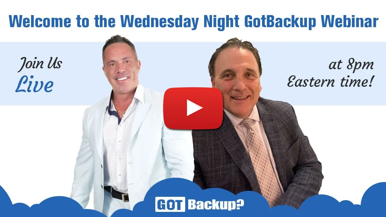 GotBackup Live Webinar