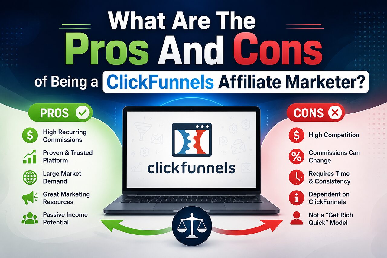 What Are The Pros And Cons of Being a ClickFunnels Affiliate Marketer 2026