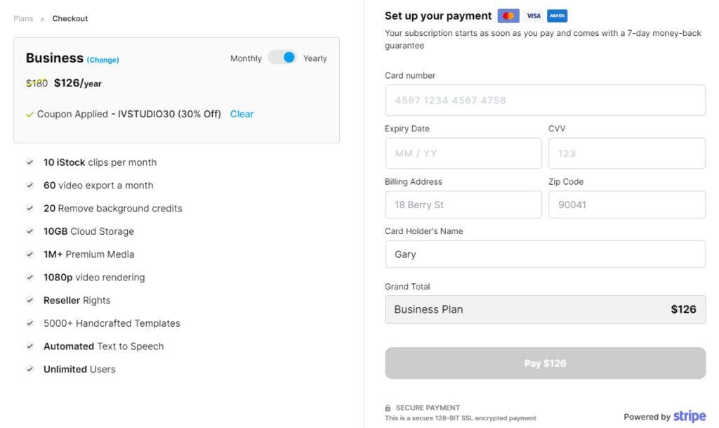 InVideo Annual Plan Discount