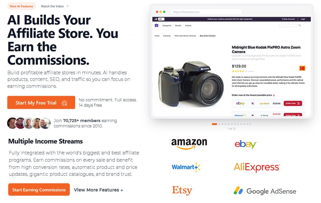 AI Powered Affiliate Stores