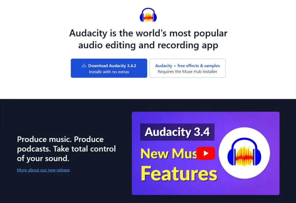 Audacity Sound Editor