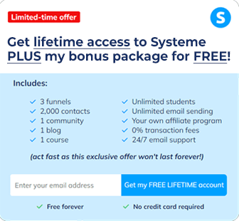 Free Lifetime Access to Systeme