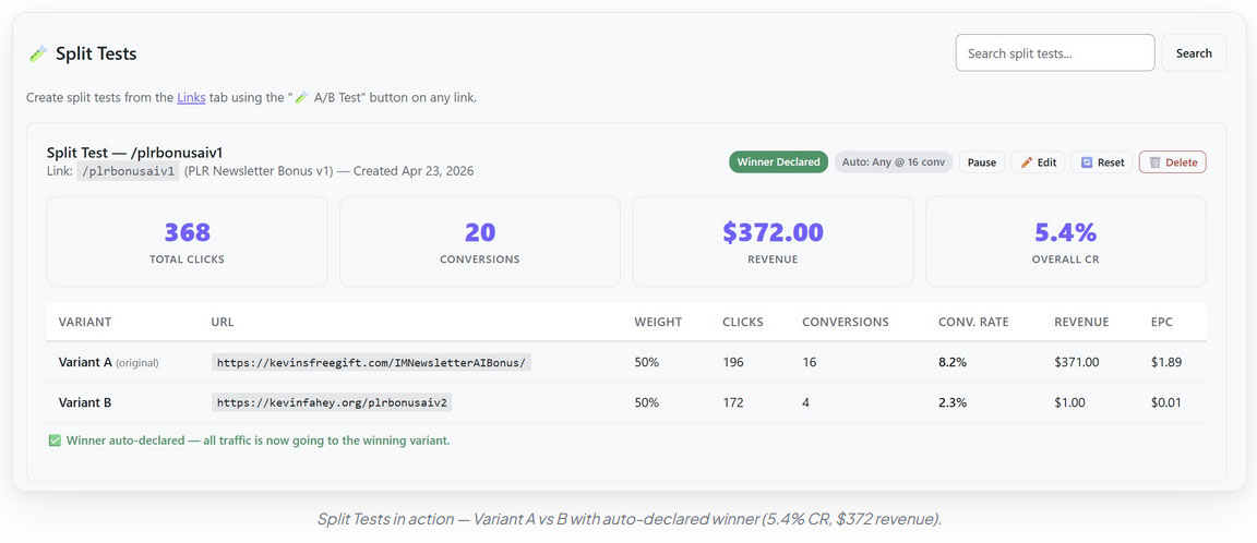 WP Conversion 3 Split Tests