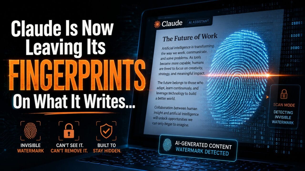 Claude Is Now Leaving Its Fingerprints On What It Writes...